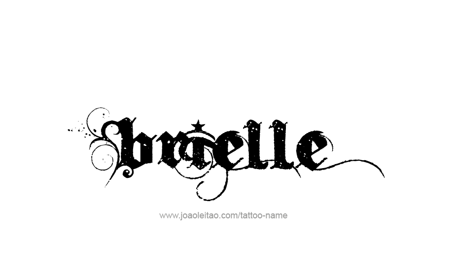 Tattoo Design Name Brielle 