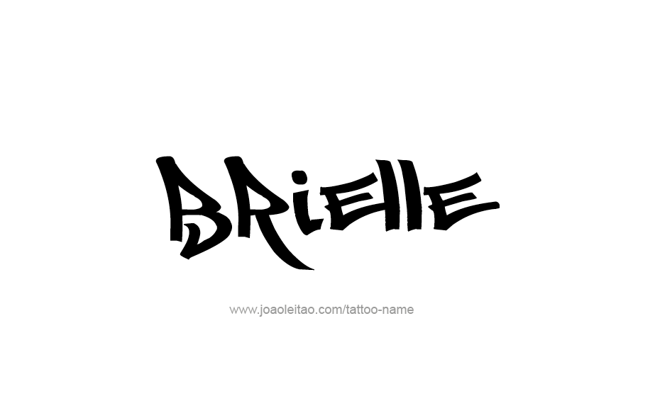 Tattoo Design Name Brielle 