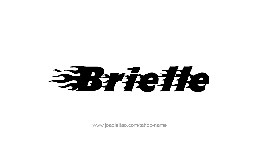 Tattoo Design Name Brielle 