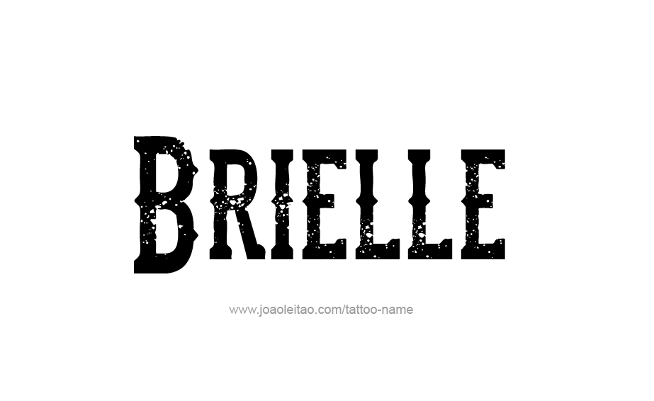 Tattoo Design Name Brielle 