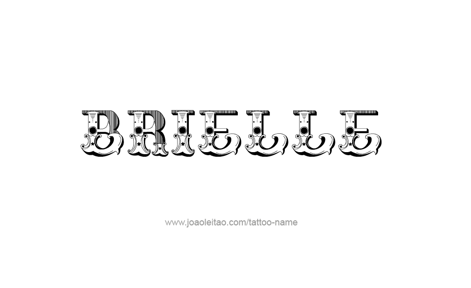 Tattoo Design Name Brielle 