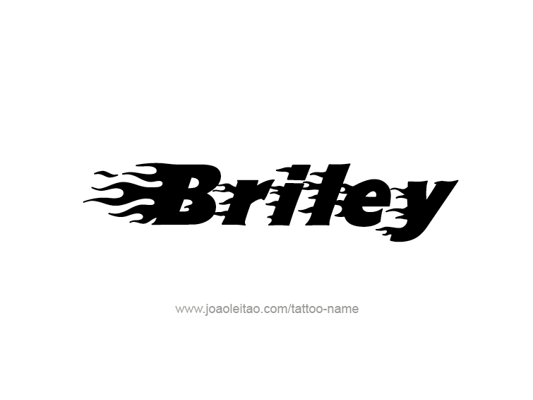 Tattoo Design Name Briley  