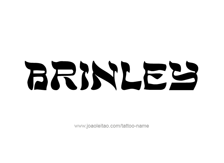 Tattoo Design Name Brinley  