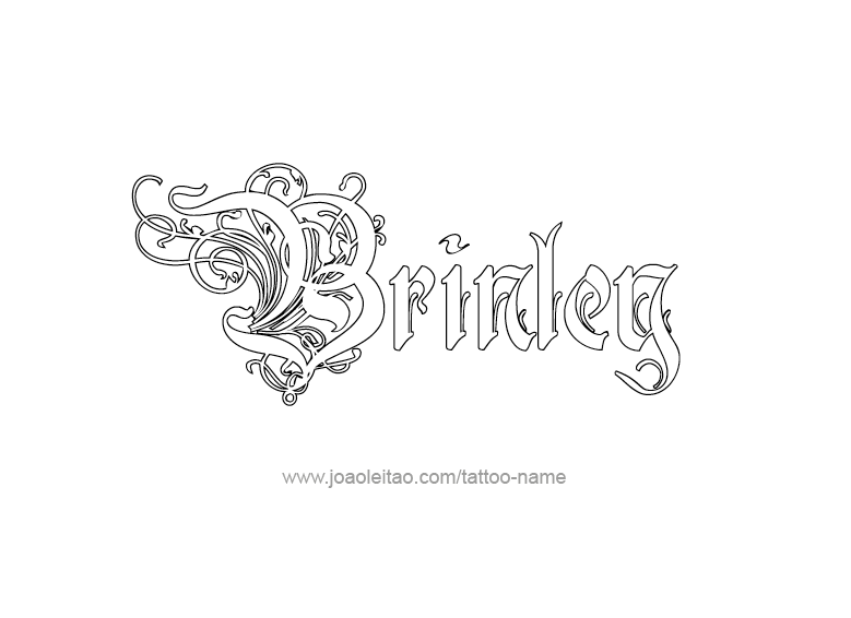 Tattoo Design Name Brinley  