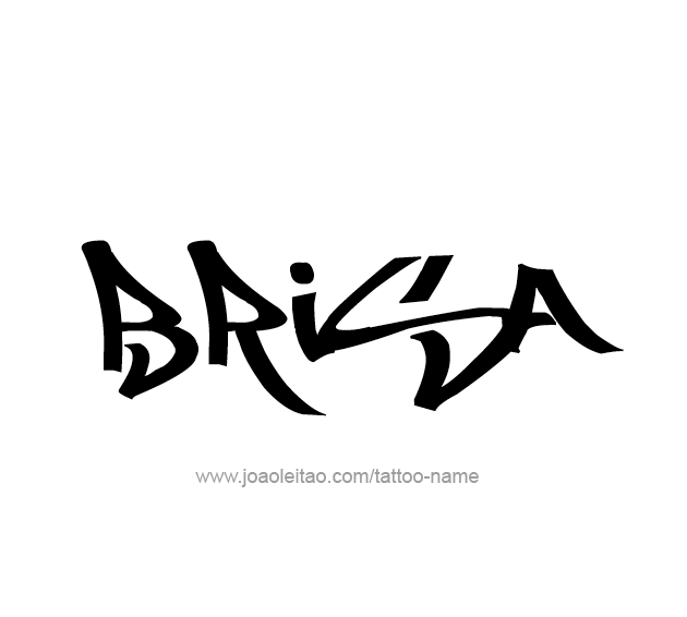 Tattoo Design Name Brisa  