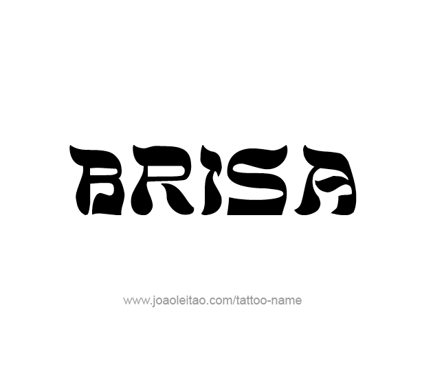 Tattoo Design Name Brisa  