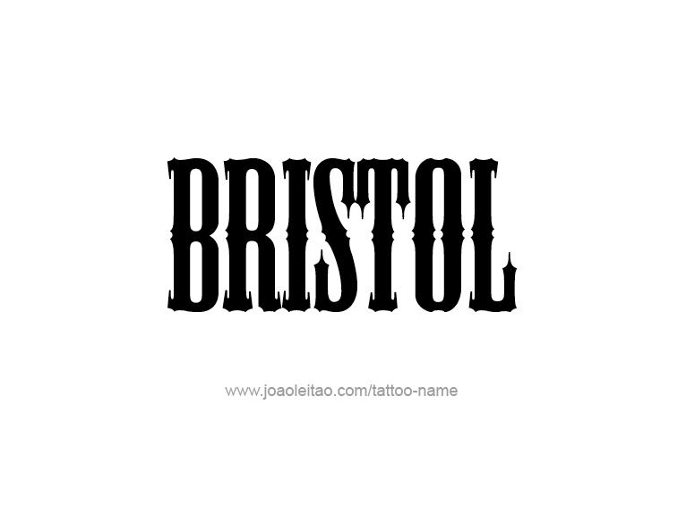 Tattoo Design Name Bristol  