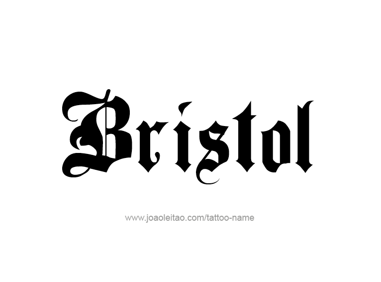 Tattoo Design Name Bristol  