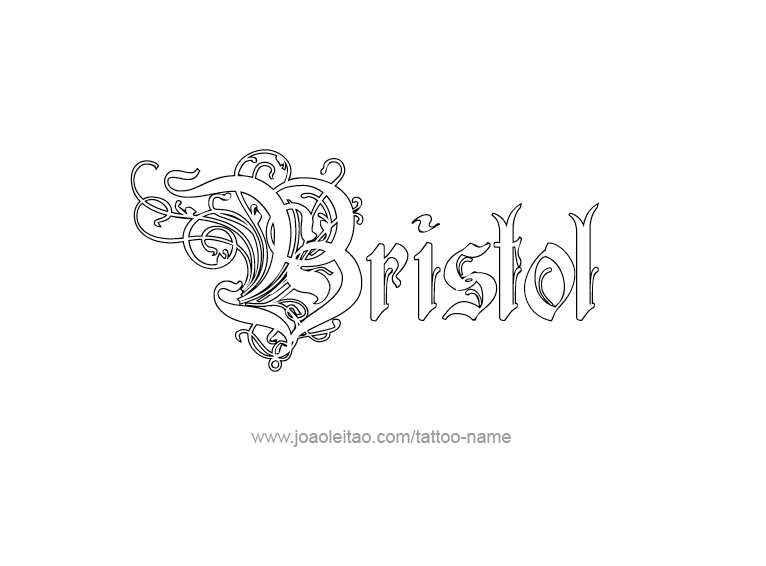 Tattoo Design Name Bristol  