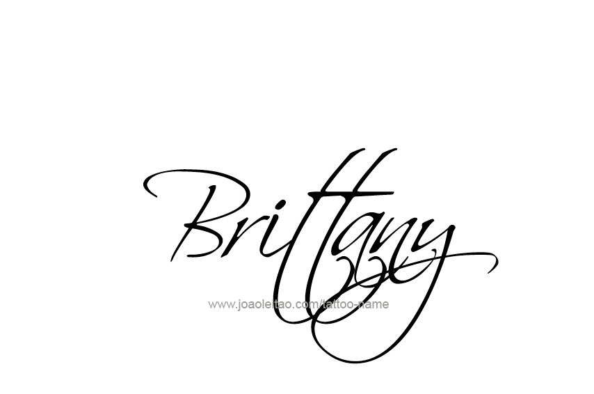 Tattoo Design Name Brittany  