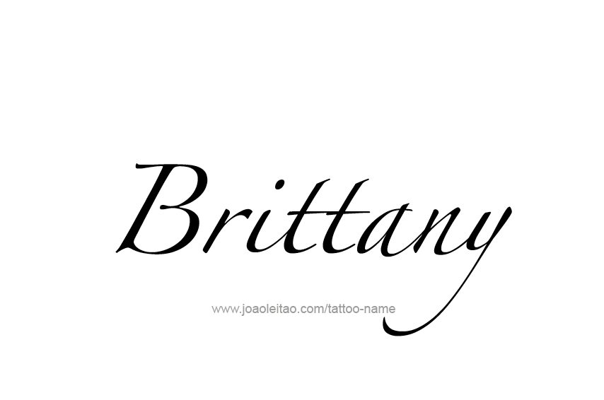 Tattoo Design Name Brittany  