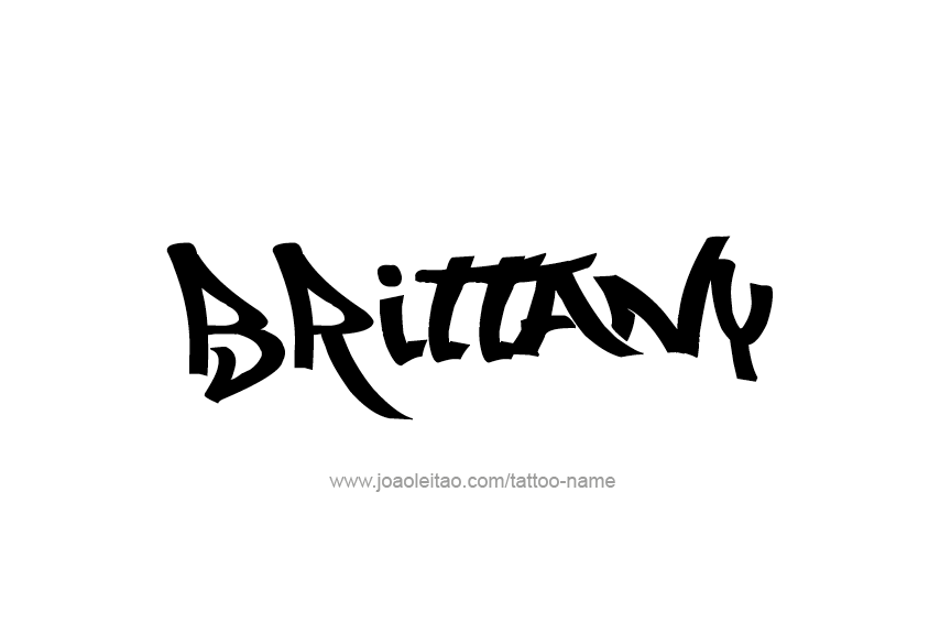 Tattoo Design Name Brittany  