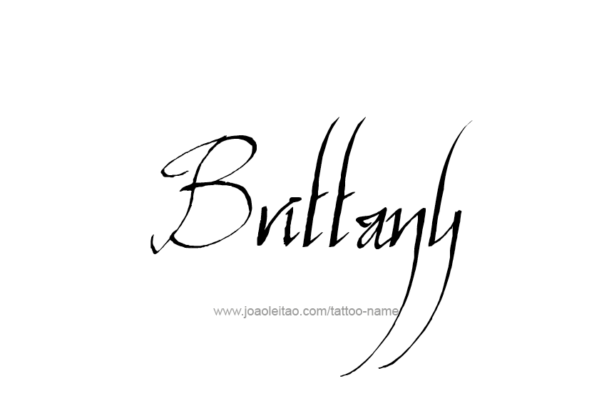 Tattoo Design Name Brittany  