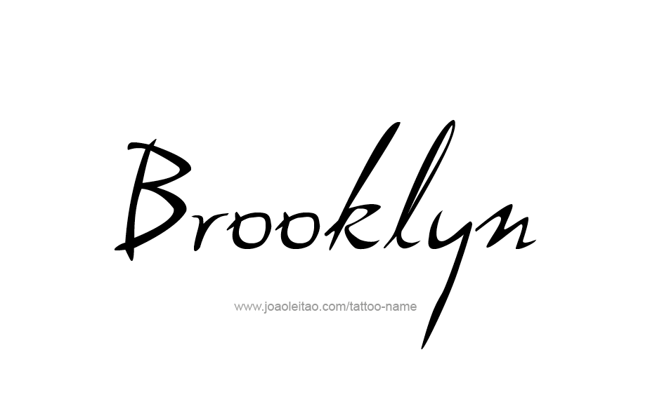 Tattoo Design Name Brooklyn  