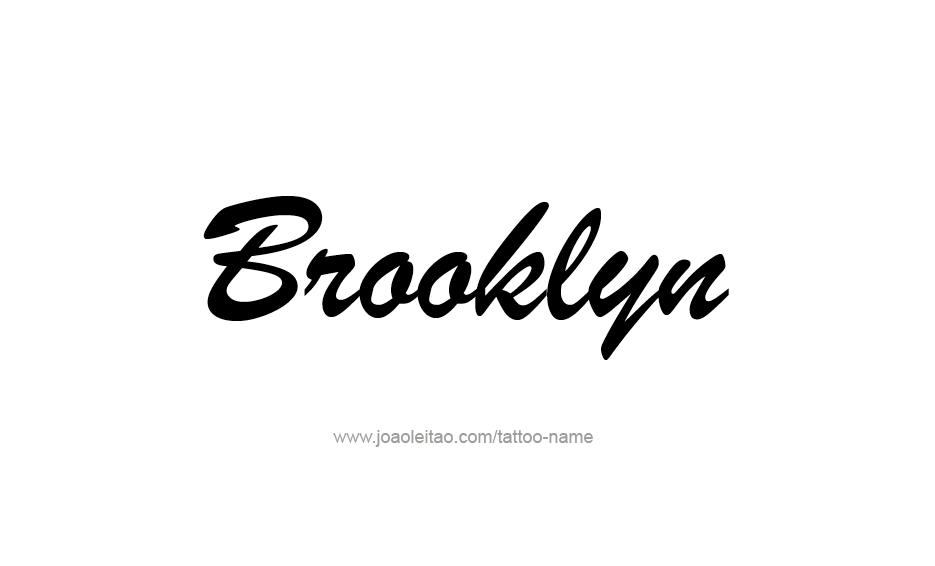 Tattoo Design Name Brooklyn  