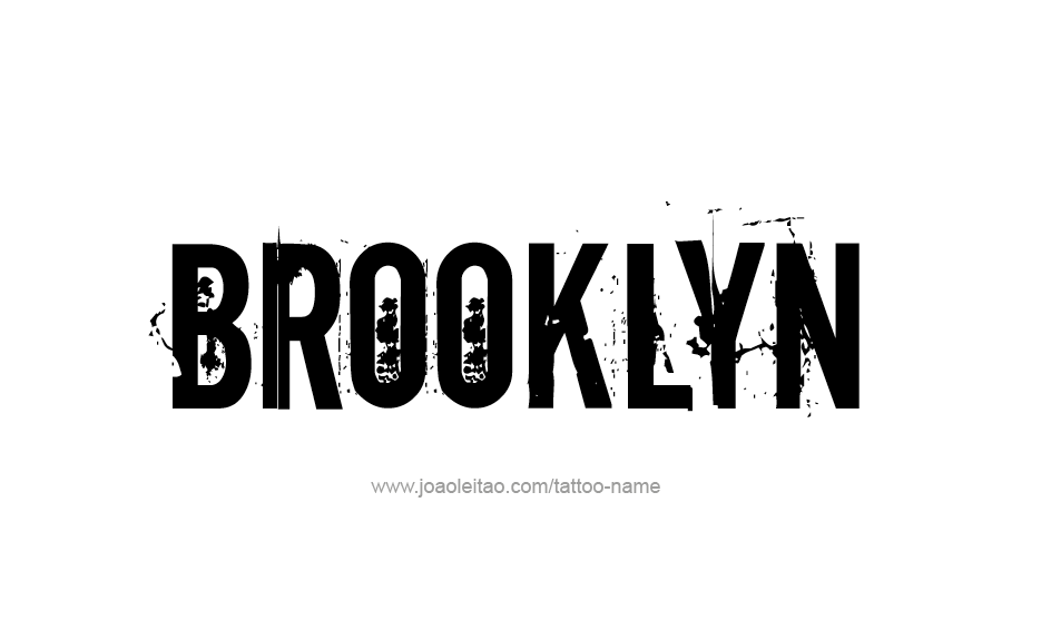 Tattoo Design Name Brooklyn  