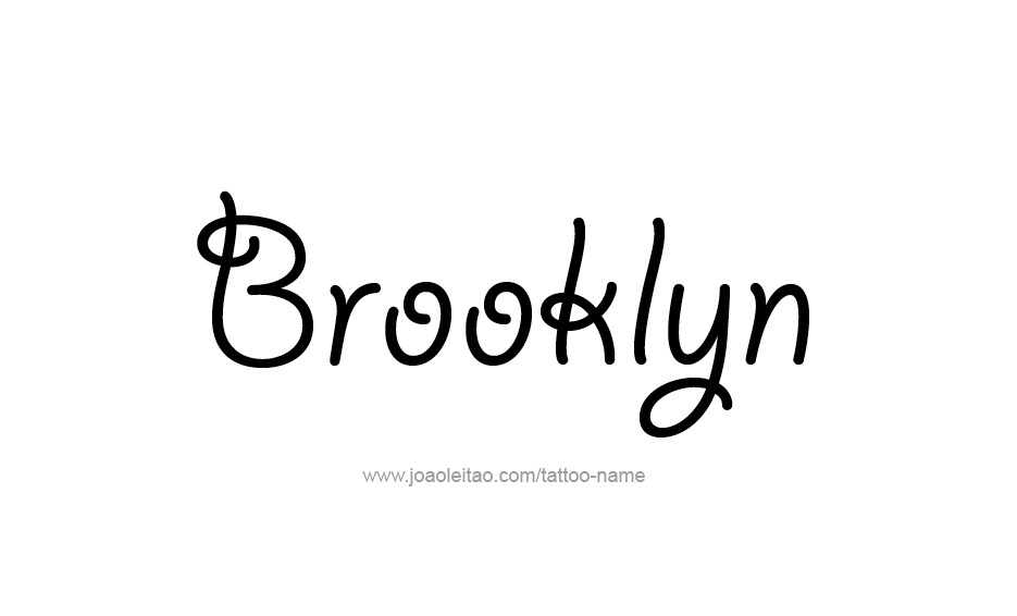 Tattoo Design Name Brooklyn  