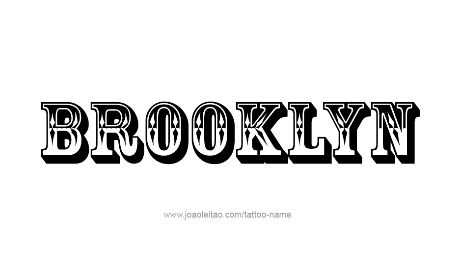 Tattoo Design Name Brooklyn  