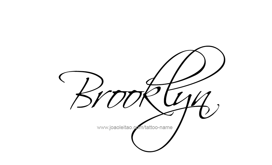 Tattoo Design Name Brooklyn  