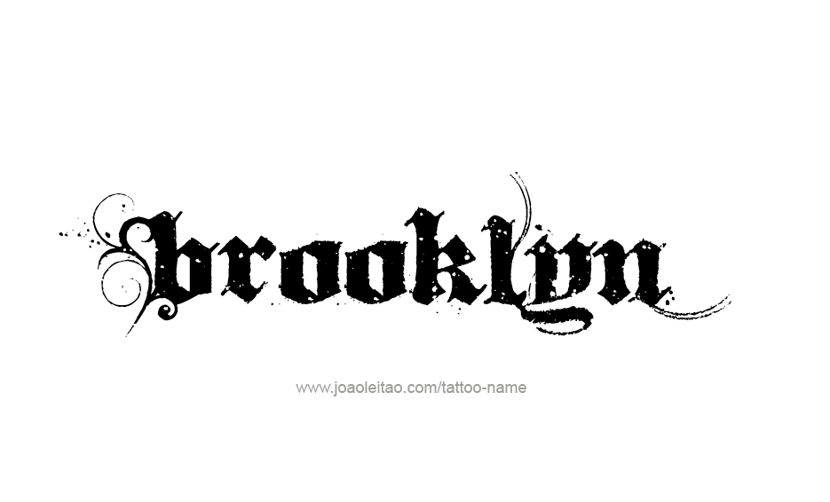 Tattoo Design Name Brooklyn  