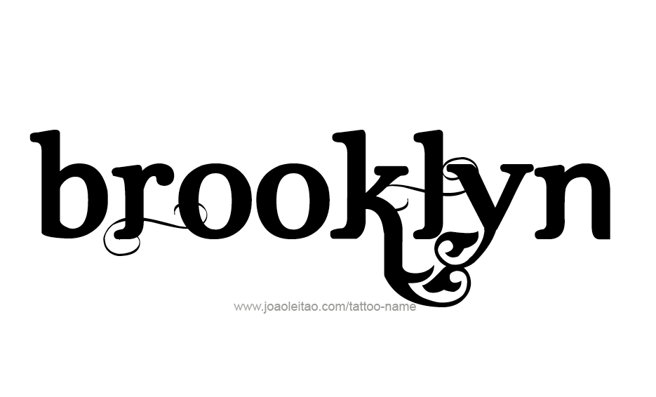 Tattoo Design Name Brooklyn  