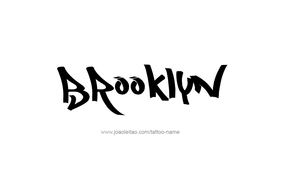 Tattoo Design Name Brooklyn  