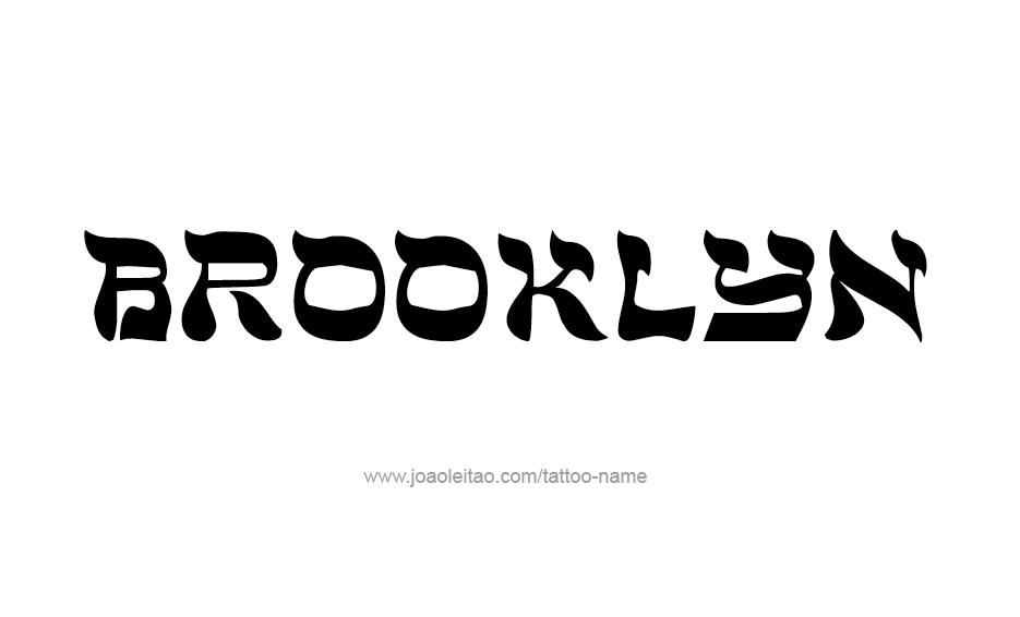 Tattoo Design Name Brooklyn  