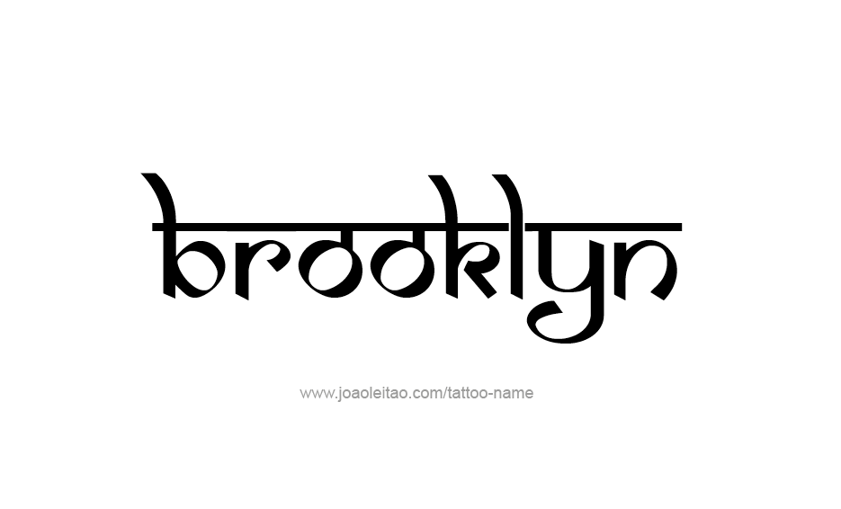 Tattoo Design Name Brooklyn  