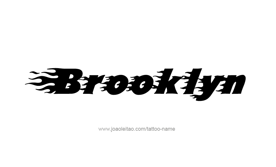 Tattoo Design Name Brooklyn  