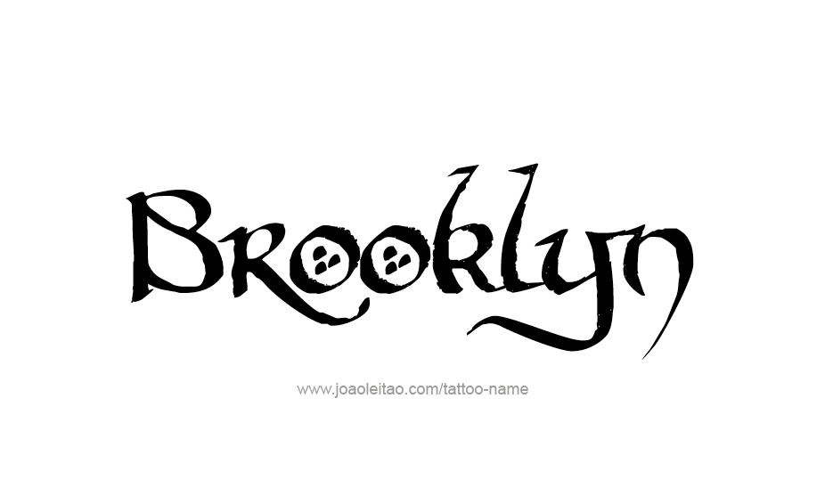 Tattoo Design Name Brooklyn  