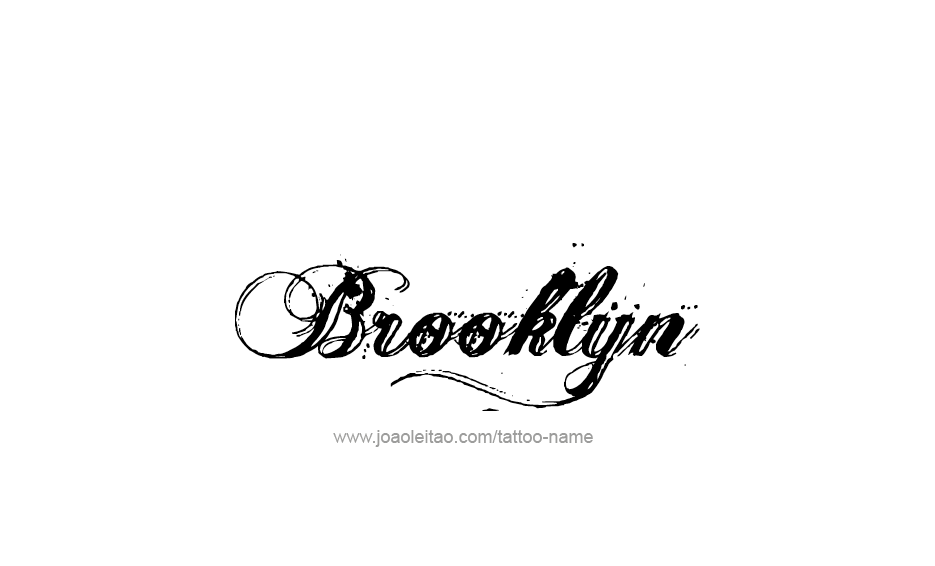 Tattoo Design Name Brooklyn  