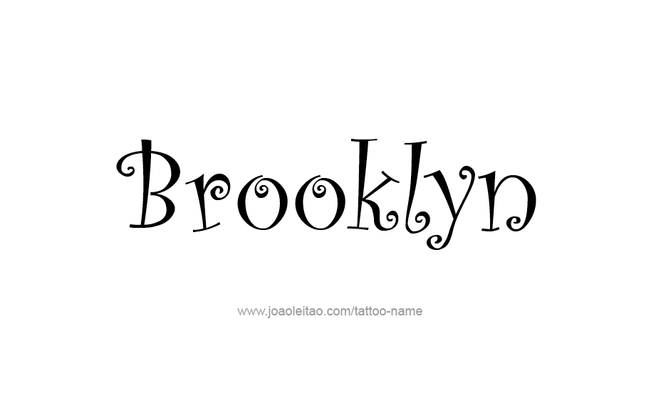 Tattoo Design Name Brooklyn  