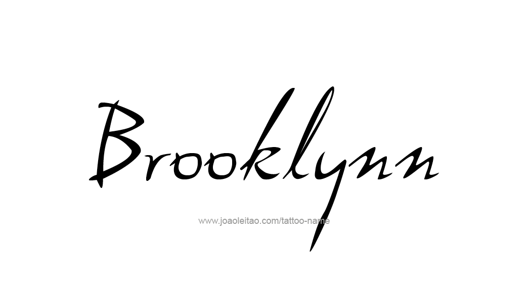 Tattoo Design Name Brooklynn  