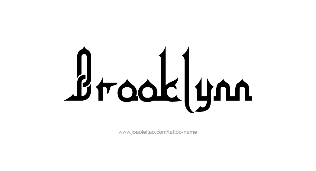 Tattoo Design Name Brooklynn  