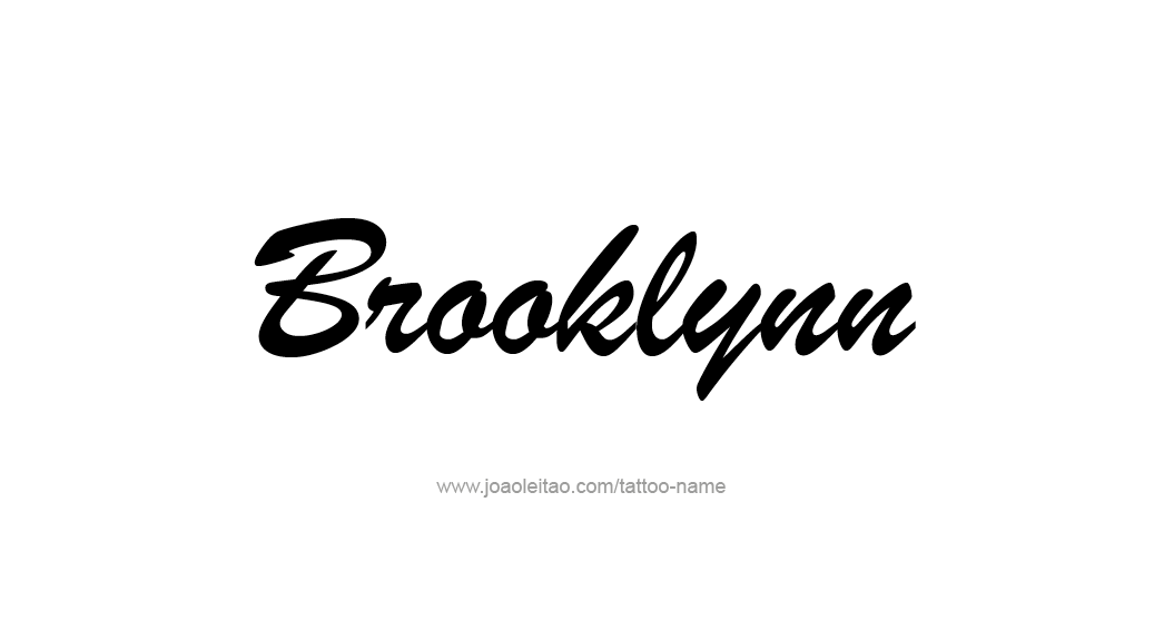 Tattoo Design Name Brooklynn  