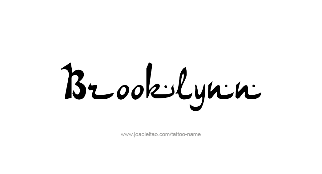 Tattoo Design Name Brooklynn  