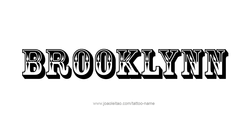 Tattoo Design Name Brooklynn  