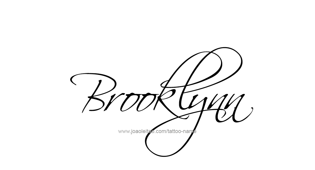 Tattoo Design Name Brooklynn  