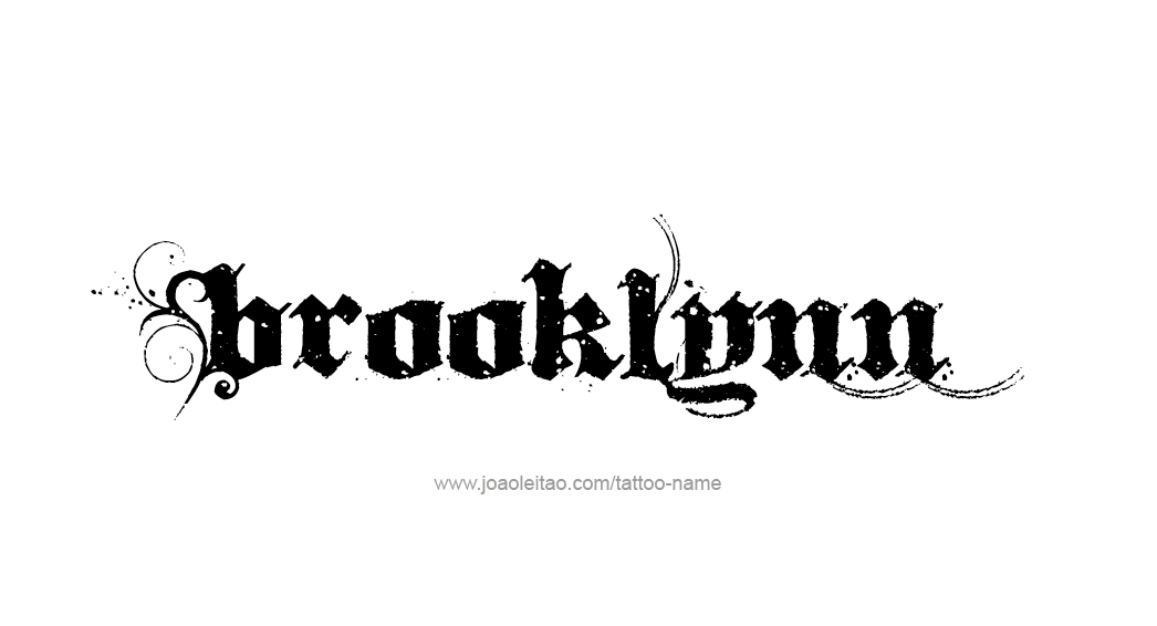 Tattoo Design Name Brooklynn  