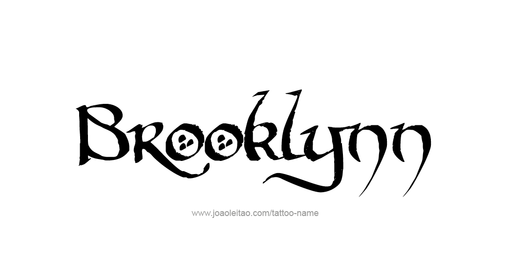 Tattoo Design Name Brooklynn  