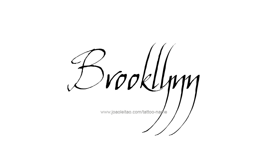 Tattoo Design Name Brooklynn  