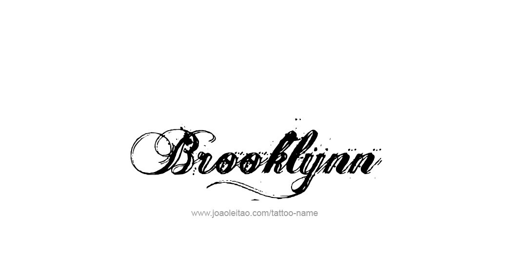 Tattoo Design Name Brooklynn  