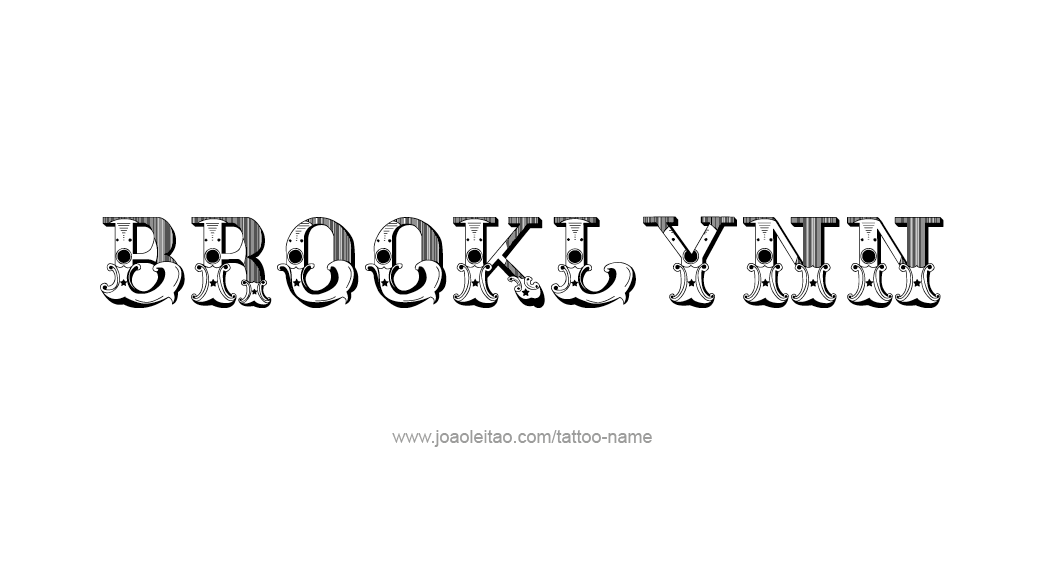 Tattoo Design Name Brooklynn  