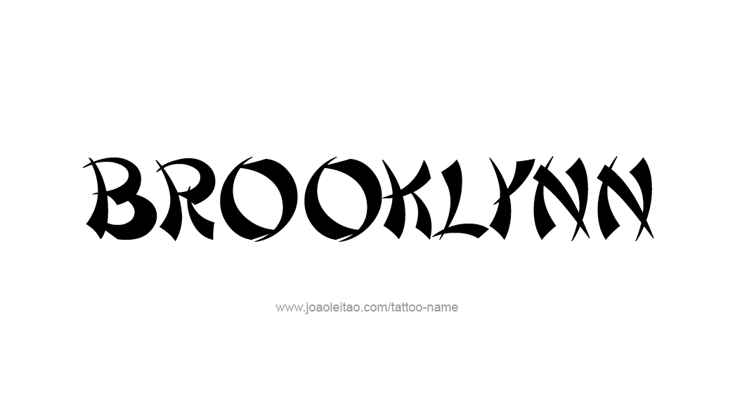 Tattoo Design Name Brooklynn  