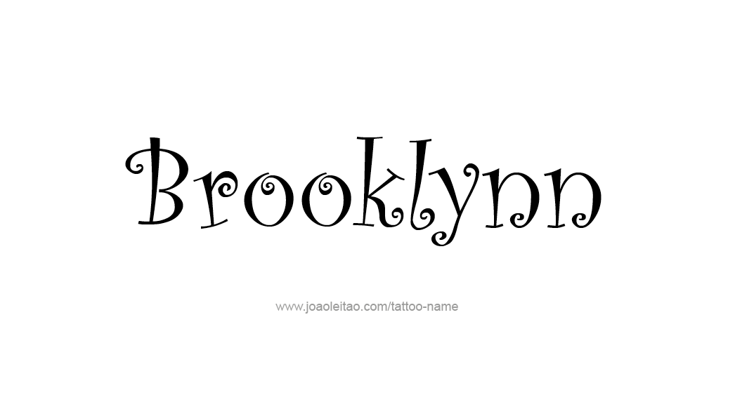 Tattoo Design Name Brooklynn  