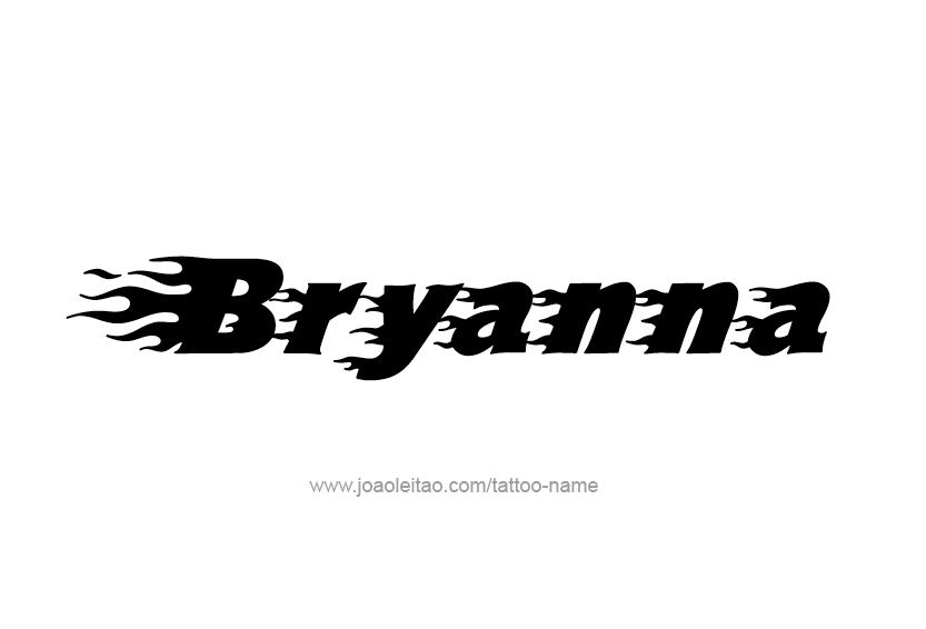 Tattoo Design Name Bryanna  