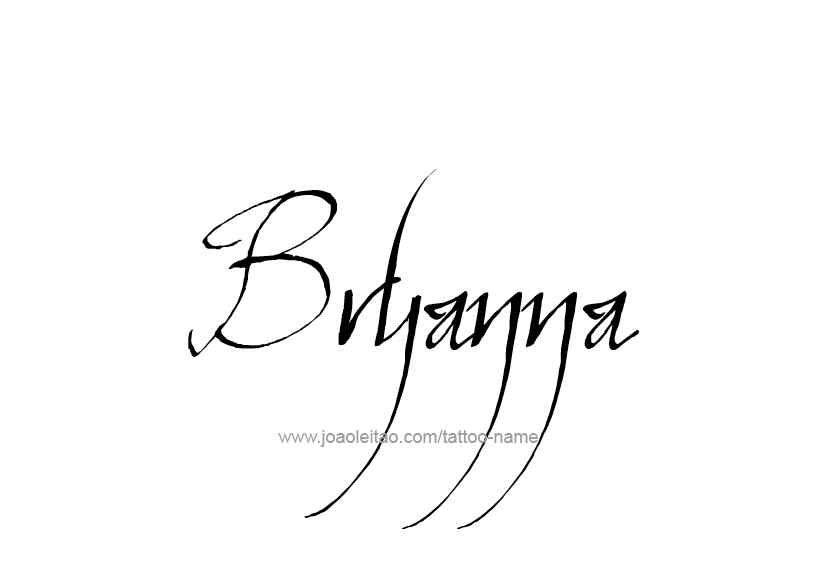 Tattoo Design Name Bryanna  