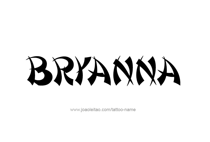 Tattoo Design Name Bryanna  