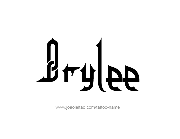 Tattoo Design Name Brylee  