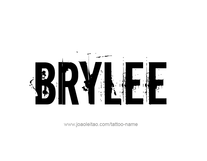 Tattoo Design Name Brylee  